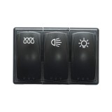 Panou comanda universal, comutator cu 3 butoane