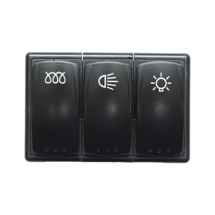 Panou comanda universal, comutator cu 3 butoane