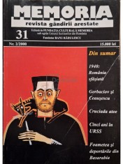 Revista Memoria, vol. 31, nr. 2/2000 (Editia: 2000) foto