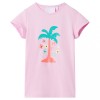 Tricou pentru copii, lila, 92, vidaXL