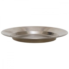 Farfurie inox camping, 25 x 2,5 cm, 220 g MFH OutsideGear Venture foto
