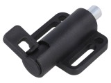 Zăvor cu arc pentru profile, aliaj zinc, 46mm, 25N/38N