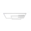 Plafoniera LED Alba 25W cu Design Reglabil &ndash; Stil Geometric Modern pentru Casa Ta, 66 x 39 x 8 cm