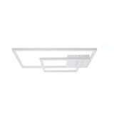 Plafoniera LED Alba 25W cu Design Reglabil &ndash; Stil Geometric Modern pentru Casa Ta, 66 x 39 x 8 cm