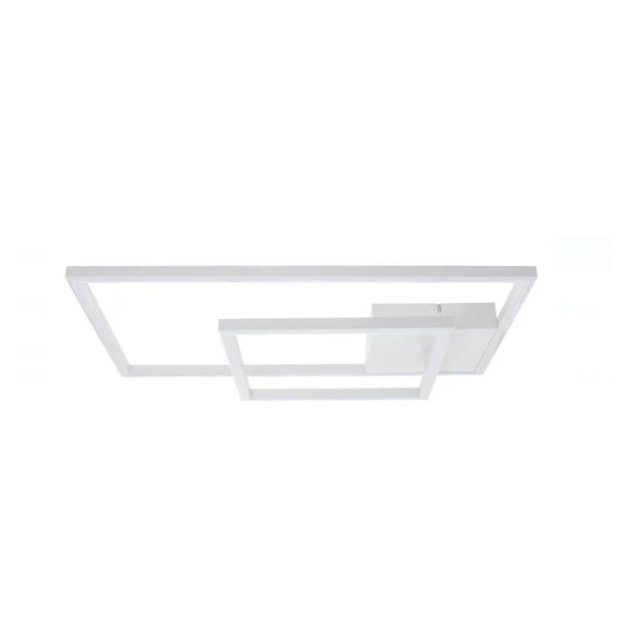 Plafoniera LED Alba 25W cu Design Reglabil &ndash; Stil Geometric Modern pentru Casa Ta, 66 x 39 x 8 cm