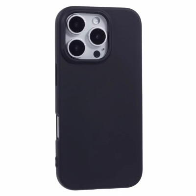 Husa iPhone 16 Pro Max Silicon Neagra foto