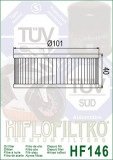 Filtru Ulei HF146 Hiflofiltro Yamaha 1J7-13440-90 1J7-13440-91 1J7-13441-10 Cod Produs: MX_NEW HF146PE