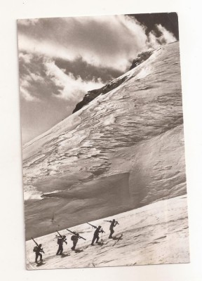 RF66 -Carte Postala- Muntii Bucegi, spre Varful cu Dor, circulata 1964 foto
