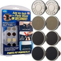 Set 8 bucati nasturi ajustabili pentru imbracaminte Perfect Fit Button