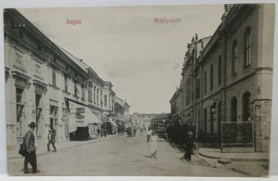 LUGOJ , STRADA REGALA , CARTE POSTALA ILUSTRATA , 1910 foto