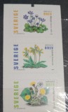Suedia 2003 flori plante flora adesive, serie nestampilat