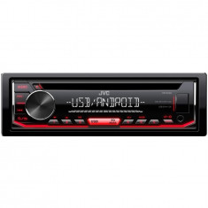 Radio CD auto JVC KD-R492, 4 x 50W, USB, AUX, Subwoofer control, Red illumination foto