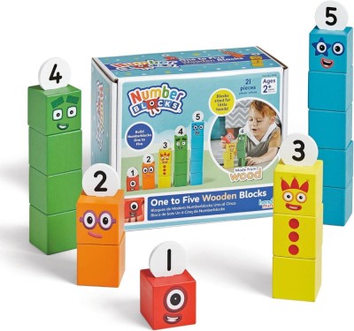 Cuburi din lemn Numberblocks - De la 1 la 5 foto