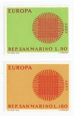 |San Marino, Europa CEPT, 1970, MNH foto
