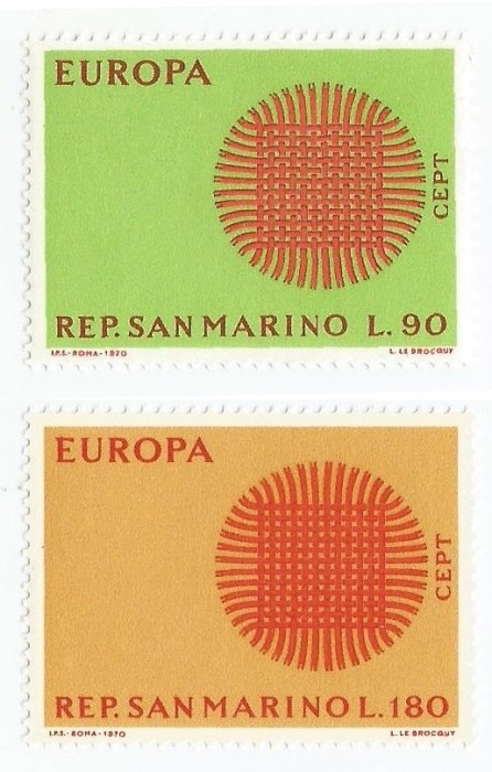 |San Marino, Europa CEPT, 1970, MNH