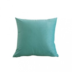 Set 2 huse pernute decorative din catifea cu fermoar, 45x45 cm, Madison, densitate 700 g/ml, Sage green