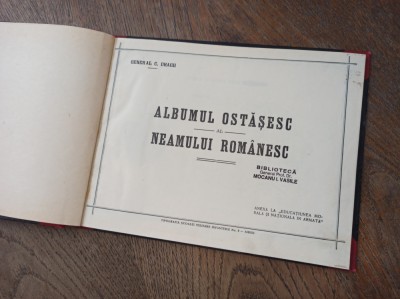 ALBUM OSTASESC AL NEAMULUI ROMANESC - General C. Dragu foto