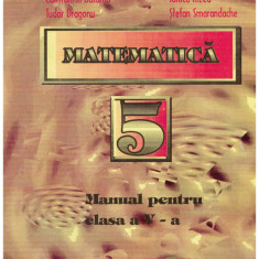 Autor colectiv - Matematica - manual pentru clasa a V-a - 131000