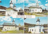 Bnk cp Monumente istorice din Jud Neamt - Vedere - circulata - marca fixa, Printata