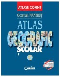 Atlas geografic &Egrave;colar (atlasul lumii) - Paperback brosat - Octavian M&Atilde;&cent;ndru&Aring;&pound; - Corint