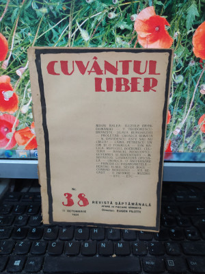 Cuv&amp;acirc;ntul liber, seria II, anul I, nr. 38, 11 octombrie 1924, București, 183 foto