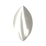 Swarovski 8*4.5 mm Crystal White Pearl 20 buc