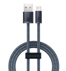 CABLU alimentare si date Baseus Dynamic Series, Fast Charging Data Cable pt. smartphone, USB la Lightning Iphone 2.4A, 1m, braided, gri &amp;quot;CALD000416&amp;quot; ( foto