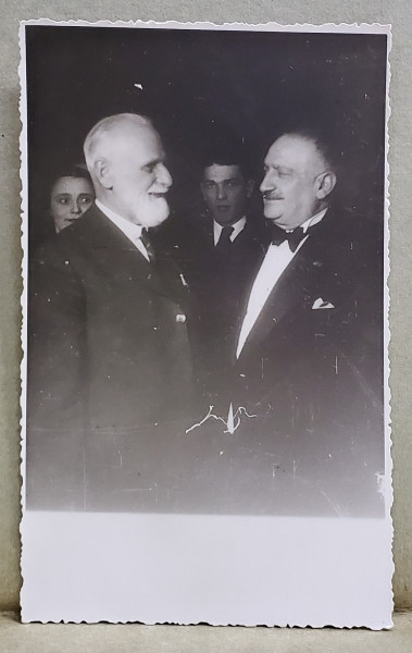 GRIGORE TRANCU - IASI ( 1874 -1940 ) , AVOCAT SI OM POLITIC , INTR - O DISCUTIE , CARTE POSTALA ILUSTRATA , INCEPUTUL SEC. XX