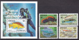 Grenada 1984 fauna marina MI 1299-1302 + bl.126 MNH