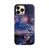 Husa compatibila cu Apple iPhone 14 model Galaxy Wall-e,Silicon, Tpu, Viceversa, Transparent, Carcasa