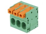 Regletă de conexiuni PCB unghi 90&deg; 10mm 3 piste 51A