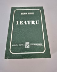 George Genoiu Teatru Carte cu autograf