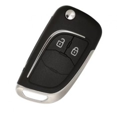 Carcasa Cheie Auto tip Briceag Techstar pentru Opel, Vauxhall, Chevrolet ? 2 Butoane, Elemente Cromate foto