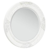 Cumpara ieftin Oglinda de perete in stil baroc, alb, 50 cm