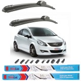Ștergătoare Opel Corsa D 3 doors (2006-2010) TeamCar&reg; &ndash; Set față