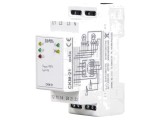 Releu monitorizare tensiune ZAMEL CKM-21 SPDT x2 pentru şină DIN