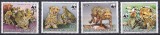 Cumpara ieftin DB1 Fauna Africana Volta Superioara WWF Ghepard set MNH, Nestampilat