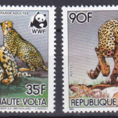 DB1 Fauna Africana Volta Superioara WWF Ghepard set MNH