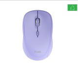 Mouse Wireless Trust Yvi+, 1600 DPI, Liliac