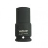 Cheie tubulara hexagonala adanca de impact Yato YT-1124, 24 mm, 3/4&quot;, Cr-Mo