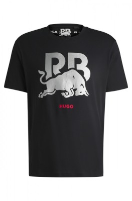 Visa Cash App RB tricou de bărbați Hugo Logo black F1 team 2024 - L foto