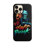 Husa compatibila cu Apple iPhone 13 Pro model Daft Punk, Silicon, TPU, Viceversa, Transparent, Carcasa