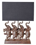 Lampa de masa cu patru elefanti CW610