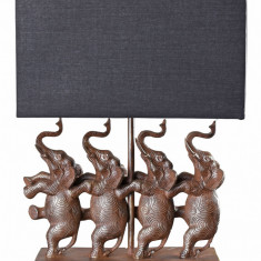 Lampa de masa cu patru elefanti CW610