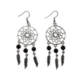 Cumpara ieftin Cercei candelabru Dreamcatcher cu onix natural, Glambazaar