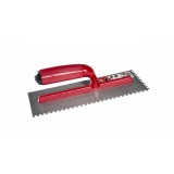 Gletiera dintata cu maner plastic 28cm, 6mm - RUBI-25903