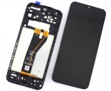 Display ecran cu Touchscreen si Rama pentru Samsung A14 5G, A146B, SM-A146B, OEM, Negru, Compatibil