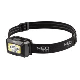 Lanterna frontala reincarcabila USB 250 lm cu senzor de miscare NEO