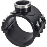 Cumpara ieftin Colier de bransare cu inel metallic din PP, Dimensiune 160mm x 3/4"