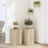 VidaXL Suporturi de plante 2 buc. sonoma 30x30x50 cm lemn prelucrat